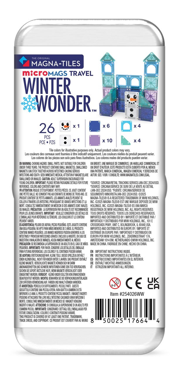 TRAVEL SETS (microMAGS) WINTER WONDERLAND EDICIÓN LIMITADA.
