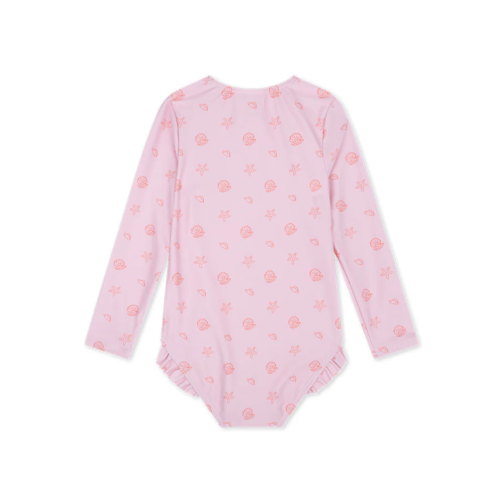 Traje de baño Conchas Rosa