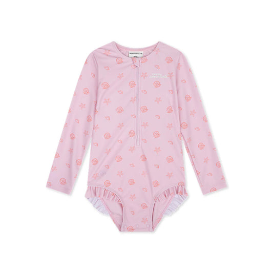 Traje de baño Conchas Rosa