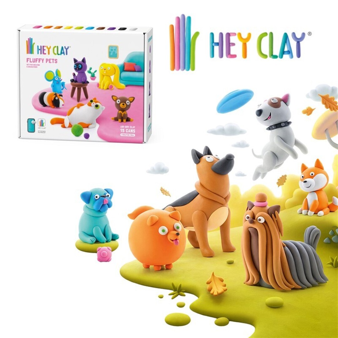 Mascotas peludas set 6 figuras (15 Botes)