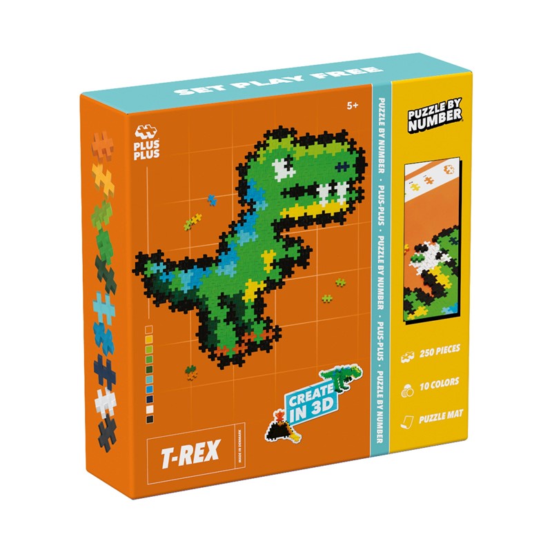 Puzzle by Number: T-REX 250 pcs