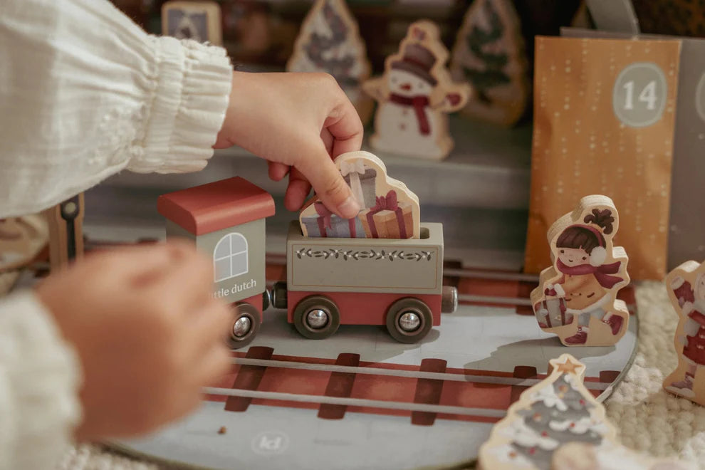 Calendario adviento tren navideño Little Dutch