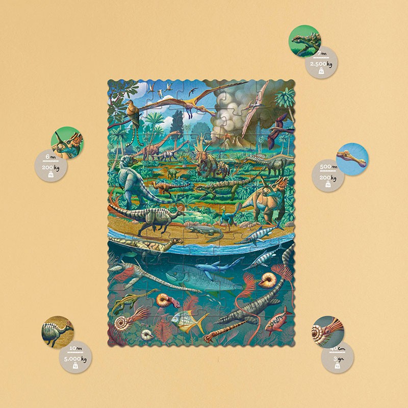 Dinosaurs tiny puzzle
