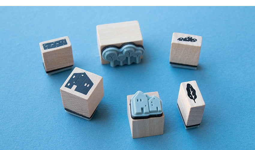 Village calm stamps