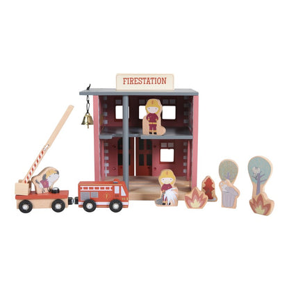 Estación de bomberos sistema de trenes