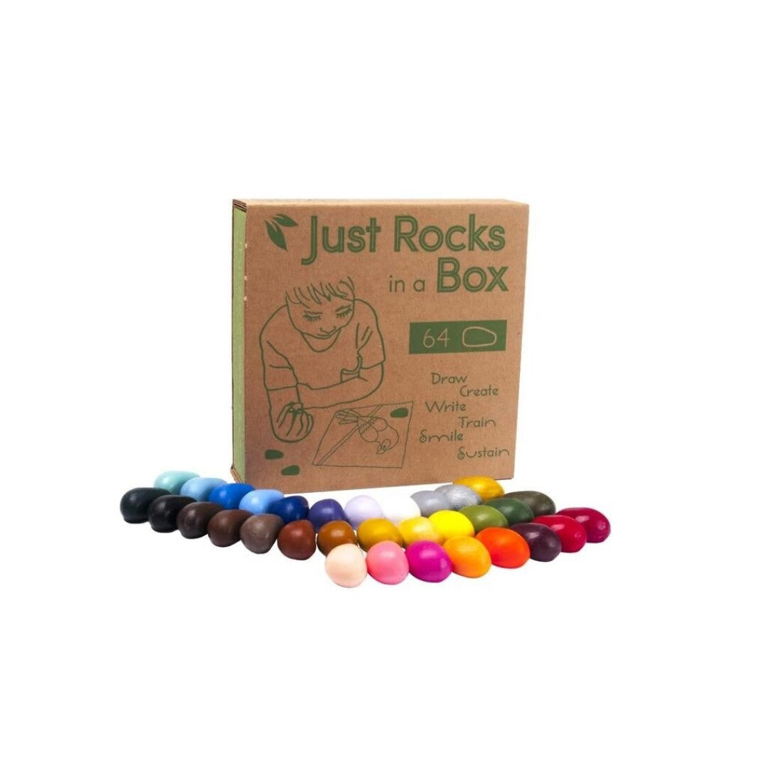 Caja con 64 piedras