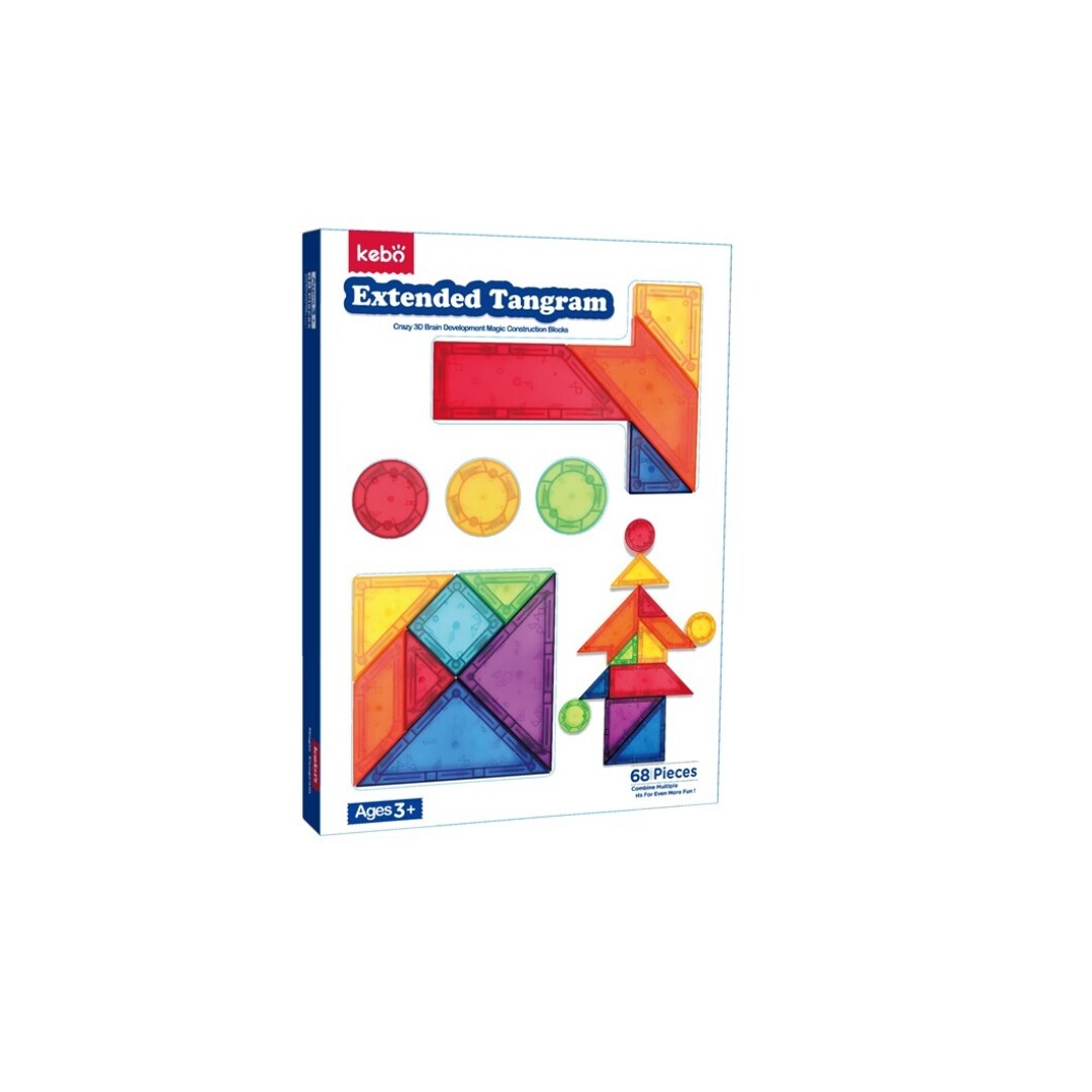 Extended Tangram 3D Imán