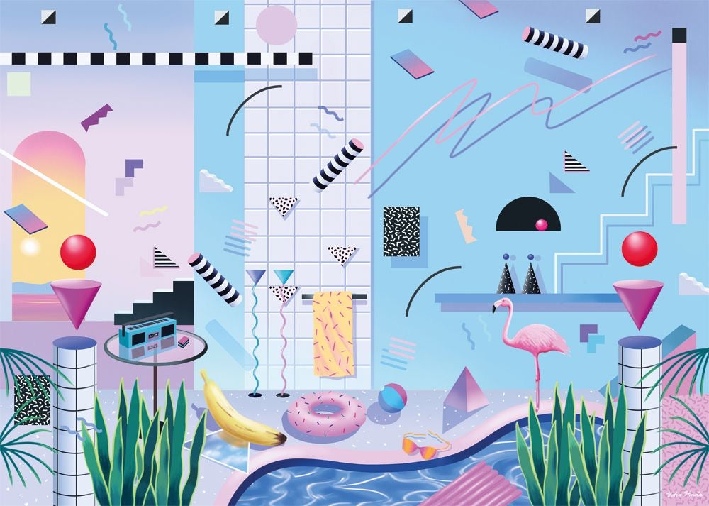 '- Educajoc Puzzle Poolside 1000