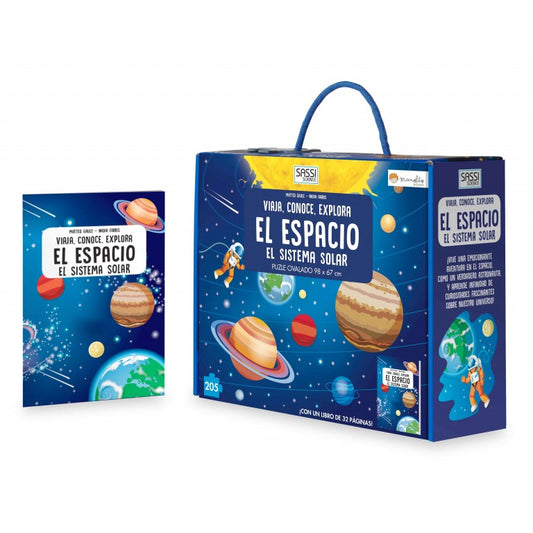 Viaja, conoce, explora - Cuadrado. El espacio. El sistema solar