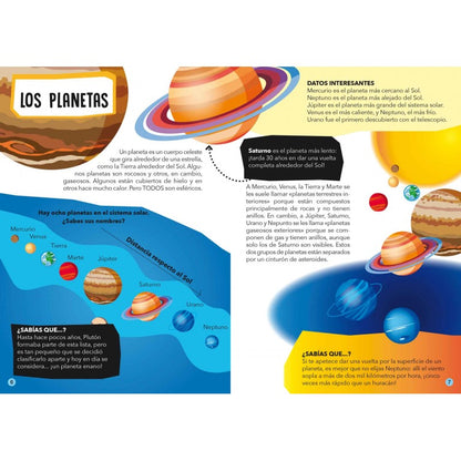 Viaja, conoce, explora - Cuadrado. El espacio. El sistema solar